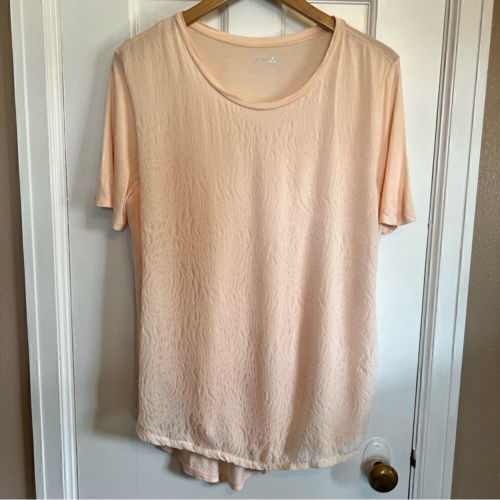 Apt.9 Blush pink top Large